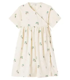Cleo floral wrap dress
