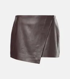 Cleo leather wrap skirt Cleo leather wrap skirt