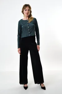 Clothide Pleated Wide Leg Trousers - Black Clothide Pleated Wide Leg Trousers - Black