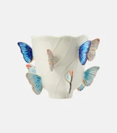 Cloudy Butterflies Small vase by Claudia Schiffer Cloudy Butterflies Small vase by Claudia Schiffer