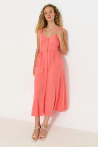 Clover Linen Mix Sundress - Coral Clover Linen Mix Sundress - Coral