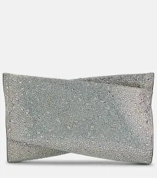 Clutch Loubitwist Small de ante adornado Clutch Loubitwist Small de ante adornado