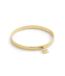 Coach Gold Tabby Charm Hinged Bangle - Gold Coach Gold Tabby Charm Hinged Bangle - Gold