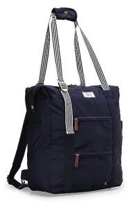 Coast Collection Unisex Travel Backpacks With Carrier Straps, French Navy, Large 14L Capacity