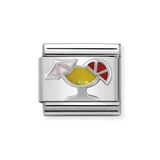 Cocktail Charm - Enamel Cocktail Charm - Enamel