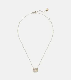 Collar con colgante Illusion de oro de 18 ct con diamantes