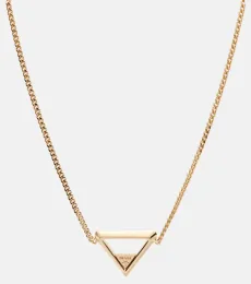 Collier chaîne à logo