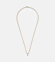 Collier chaîne Franco en or 18 ct (7501000) et diamants Collier chaîne Franco en or 18 ct (7501000) et diamants