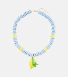 Collier Citron à perles Collier Citron à perles