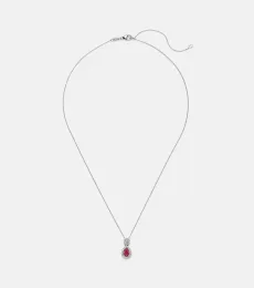 Collier Classics en or blanc 18 ct, rubis et diamants Collier Classics en or blanc 18 ct, rubis et diamants