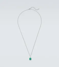 Collier en argent sterling et malachite Collier en argent sterling et malachite