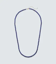 Collier en or 14 ct et lapis Collier en or 14 ct et lapis