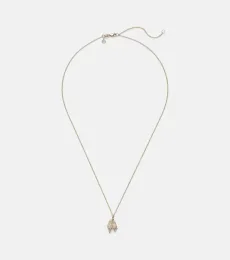 Collier Lovebirds en or 14 ct et diamants