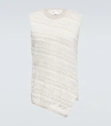Comme des Garçons Shirt Pull sans manches en laine