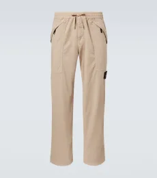 Compass cotton-blend twill pants