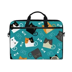 Computer Bag Cute Cat Pattern Laptop Sleeve Case Briefcase Messenger Sleeve Laptop Shoulder Bag fits 13 Inch 14 Inch 14.5 Inch Laptop for Women Men Office Kids School Computer Bag Cute Cat Pattern Laptop Sleeve Case Briefcase Messenger Sleeve Laptop Shoulder Bag fits 13 Inch 14 Inch 14.5 Inch Laptop for Women Men Office Kids School