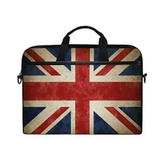 Computer Bag Vintage UK Flag Union Jack English England Laptop Sleeve Case Briefcase Messenger Sleeve Laptop Shoulder Bag fits 13 Inch 14 Inch 14.5 Inch Laptop for Women Men Office Kids School Computer Bag Vintage UK Flag Union Jack English England Laptop Sleeve Case Briefcase Messenger Sleeve Laptop Shoulder Bag fits 13 Inch 14 Inch 14.5 Inch Laptop for Women Men Office Kids School