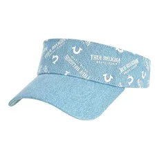 Concept One Unisex's Hat, Cotton Denim Sun Visor Cap with Horseshoe Logo, Light Blue, One Size Concept One Unisex's Hat, Cotton Denim Sun Visor Cap with Horseshoe Logo, Light Blue, One Size