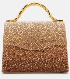 Coquette embellished top-handle bag Coquette embellished top-handle bag