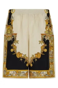 Coral Theatre print bermuda shorts - Multicolor