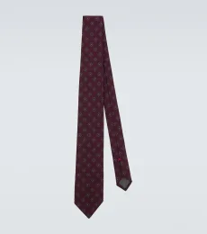 Corbata de jacquard de seda Corbata de jacquard de seda