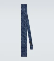 Corbata de punto de seda Corbata de punto de seda