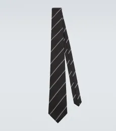 Corbata de seda a rayas