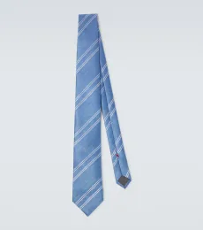 Corbata de seda a rayas