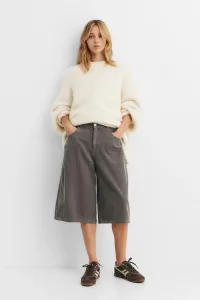 Corduroy Baggy Jorts - Grey Corduroy Baggy Jorts - Grey