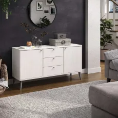 Core Augusta Curve medium sideboard with 2 doors, 3 drawers
