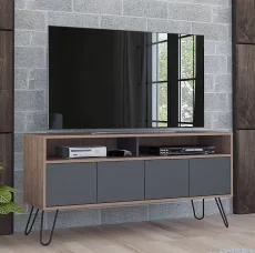 Core Vegas Bleached Oak Effect 4 Door TV Stand Core Vegas Bleached Oak Effect 4 Door TV Stand