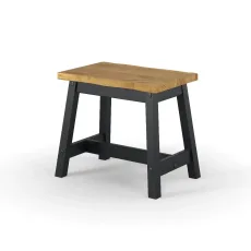 Corona Black Bench seat - live edge single dining bench seats (pair)