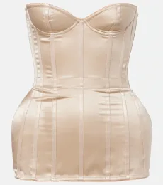Corset en satin de soie Corset en satin de soie