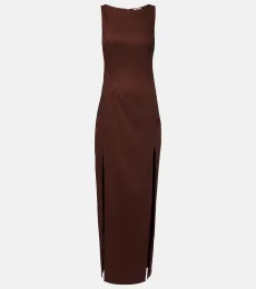 Costa linen-blend maxi dress Costa linen-blend maxi dress