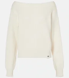 Cotton and silk-blend sweater