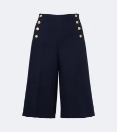 Cotton and wool Bermuda shorts Cotton and wool Bermuda shorts