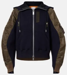 Cotton-blend and twill jacket