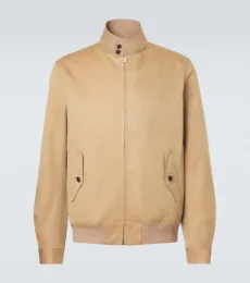Cotton-blend blouson jacket Cotton-blend blouson jacket