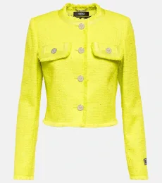 Cotton-blend boucle jacket Cotton-blend boucle jacket