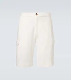 Cotton-blend cargo shorts Cotton-blend cargo shorts