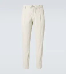 Cotton-blend corduroy tapered pants Cotton-blend corduroy tapered pants
