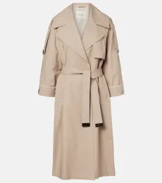 Cotton-blend gabardine trench coat Cotton-blend gabardine trench coat