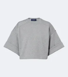 Cotton-blend jersey sweatshirt Cotton-blend jersey sweatshirt
