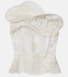 Cotton-blend lace top Cotton-blend lace top
