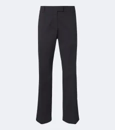 Cotton-blend poplin straight pants Cotton-blend poplin straight pants