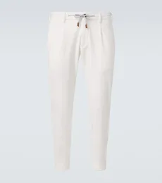 Cotton-blend slim pants Cotton-blend slim pants