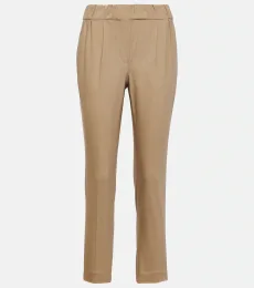 Cotton-blend twill chinos