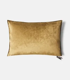 Cotton-blend velour cushion Cotton-blend velour cushion