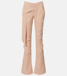 Cotton canvas flared pants Cotton canvas flared pants