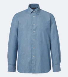 Cotton chambray shirt
